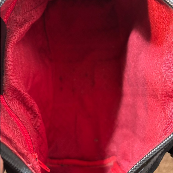 Gucci Black Canvas Monogram Sherry Stripes Boston Bag - Picture 12 of 13